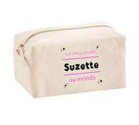 Trousse Multifonction La Meilleure Suzette au Monde 2 - Multi-Purpose Case - Idée Trousse Multifonction Cadeau Anniversaire Fête Original Famille Travail Départ Collègue Retraite Noël.