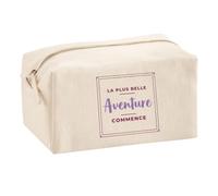 Trousse Multifonction La Plus Belle Aventure Commence - Multi-Purpose Case - Idée Trousse Multifonction Cadeau Anniversaire Fête Original Famille Travail Départ Collègue Retraite. - Violet&Violet - 3