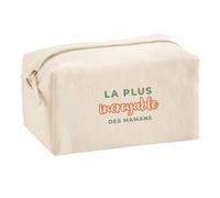 Trousse Multifonction La Plus Incroyable des Mamans - Multi-Purpose Case - Idée Trousse Multifonction Cadeau Anniversaire Fête Original Famille Travail Départ Collègue Retraite. - Vert&Terracotta - 2