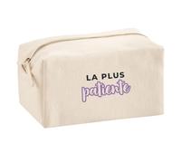 Trousse Multifonction La Plus Patiente - Multi-Purpose Case - Idée Trousse Multifonction Cadeau Anniversaire Fête Original Famille Travail Départ Collègue Retraite Noël. - Bleu&Violet - 2