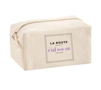 Trousse Multifonction La Route Cest ma Vie - Multi-Purpose Case - Idée Trousse Multifonction Cadeau Anniversaire Fête Original Famille Travail Départ Collègue Retraite Noël. - Noir&Violet - 3