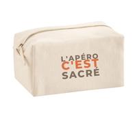 Trousse Multifonction Lapero Cest Sacre - Multi-Purpose Case - Idée Trousse Multifonction Cadeau Anniversaire Fête Original Famille Travail Départ Collègue Retraite Noël. - Terracotta&Marron - 1