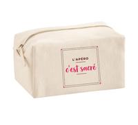 Trousse Multifonction Lapero Cest Sacre - Multi-Purpose Case - Idée Trousse Multifonction Cadeau Anniversaire Fête Original Famille Travail Départ Collègue Retraite Noël. - Bordeaux&Rose - 3-0012