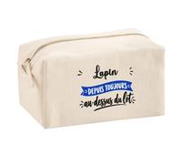 Trousse Multifonction Lapin Depuis Toujours au Dessus du Lot - Multi-Purpose Case - Idée Trousse Multifonction Cadeau Anniversaire Fête Original Famille Travail Départ Collègue Retraite Noël.