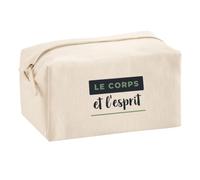 Trousse Multifonction Le Corps et Lesprit - Multi-Purpose Case - Idée Trousse Multifonction Cadeau Anniversaire Fête Original Famille Travail Départ Collègue Retraite Noël. - Bleu&Vert - 4