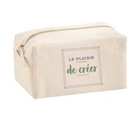 Trousse Multifonction Le Plaisir de Creer - Multi-Purpose Case - Idée Trousse Multifonction Cadeau Anniversaire Fête Original Famille Travail Départ Collègue Retraite Noël. - Violet&Vert - 3