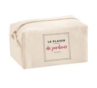 Trousse Multifonction Le Plaisir de Jardiner - Multi-Purpose Case - Idée Trousse Multifonction Cadeau Anniversaire Fête Original Famille Travail Départ Collègue Retraite Noël. - Bleu&Rose - 3