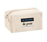 Trousse Multifonction Le Plaisir de Jouer - Multi-Purpose Case - Idée Trousse Multifonction Cadeau Anniversaire Fête Original Famille Travail Départ Collègue Retraite Noël. - Noir&Bleu - 4