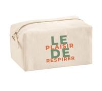 Trousse Multifonction Le Plaisir de Respirer - Multi-Purpose Case - Idée Trousse Multifonction Cadeau Anniversaire Fête Original Famille Travail Départ Collègue Retraite Noël. - Vert&Terracotta - 1