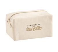 Trousse Multifonction Le Plus Beau des Noels - Multi-Purpose Case - Idée Trousse Multifonction Cadeau Anniversaire Fête Original Famille Travail Départ Collègue Retraite Noël. - Marron&Marron - 2