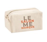 Trousse Multifonction Le Salon Me Manque - Multi-Purpose Case - Idée Trousse Multifonction Cadeau Anniversaire Fête Original Famille Travail Départ Collègue Retraite Noël. - Marron&Terracotta - 1