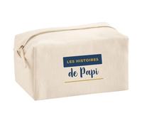 Trousse Multifonction Les Histoires de Papi - Multi-Purpose Case - Idée Trousse Multifonction Cadeau Anniversaire Fête Original Famille Travail Départ Collègue Retraite Noël. - Bleu&Jaune - 4