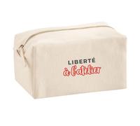 Trousse Multifonction Liberte A Latelier - Multi-Purpose Case - Idée Trousse Multifonction Cadeau Anniversaire Fête Original Famille Travail Départ Collègue Retraite Noël. - Gris&Rouge - 2