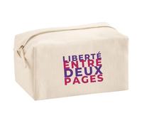 Trousse Multifonction Liberte Entre Deux Pages - Multi-Purpose Case - Idée Trousse Multifonction Cadeau Anniversaire Fête Original Famille Travail Départ Collègue Retraite Noël. - Violet&Rouge - 1