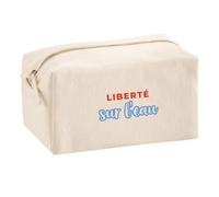 Trousse Multifonction Liberte sur Leau - Multi-Purpose Case - Idée Trousse Multifonction Cadeau Anniversaire Fête Original Famille Travail Départ Collègue Retraite Noël. - Rouge&Bleu - 2