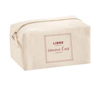 Trousse Multifonction Libre comme Lair - Multi-Purpose Case - Idée Trousse Multifonction Cadeau Anniversaire Fête Original Famille Travail Départ Collègue Retraite Noël. - Bordeaux&Rose - 3