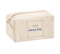 Trousse Multifonction Libre comme Lair - Multi-Purpose Case - Idée Trousse Multifonction Cadeau Anniversaire Fête Original Famille Travail Départ Collègue Retraite Noël. - Gris&Bleu - 3