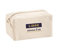 Trousse Multifonction Libre comme Lair - Multi-Purpose Case - Idée Trousse Multifonction Cadeau Anniversaire Fête Original Famille Travail Départ Collègue Retraite Noël. - Bleu&Doré - 4