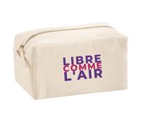 Trousse Multifonction Libre comme Lair - Multi-Purpose Case - Idée Trousse Multifonction Cadeau Anniversaire Fête Original Famille Travail Départ Collègue Retraite Noël. - Violet&Rouge - 1