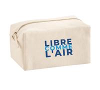 Trousse Multifonction Libre comme Lair - Multi-Purpose Case - Idée Trousse Multifonction Cadeau Anniversaire Fête Original Famille Travail Départ Collègue Retraite Noël. - Bleu&Turquoise - 1