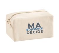 Trousse Multifonction Ma Boussole Decide - Multi-Purpose Case - Idée Trousse Multifonction Cadeau Anniversaire Fête Original Famille Travail Départ Collègue Retraite Noël. - Gris&Bleu - 1
