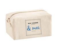 Trousse Multifonction Ma Canne Moi - Multi-Purpose Case - Idée Trousse Multifonction Cadeau Anniversaire Fête Original Famille Travail Départ Collègue Retraite Noël. - Bleu&Bleu - 3