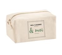 Trousse Multifonction Ma Canne Moi - Multi-Purpose Case - Idée Trousse Multifonction Cadeau Anniversaire Fête Original Famille Travail Départ Collègue Retraite Noël. - Bleu&Vert - 3