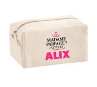 Trousse Multifonction Madame Parfaite Alix - Multi-Purpose Case - Idée Trousse Multifonction Cadeau Anniversaire Fête Original Famille Travail Départ Collègue Retraite Noël.
