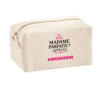 Trousse Multifonction Madame Parfaite Armenienne - Multi-Purpose Case - Idée Trousse Multifonction Cadeau Anniversaire Fête Original Famille Travail Départ Collègue Retraite Noël.