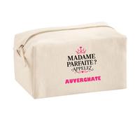 Trousse Multifonction Madame Parfaite Auvergnate - Multi-Purpose Case - Idée Trousse Multifonction Cadeau Anniversaire Fête Original Famille Travail Départ Collègue Retraite Noël.