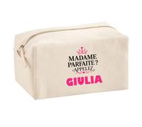 Trousse Multifonction Madame Parfaite Giulia - Multi-Purpose Case - Idée Trousse Multifonction Cadeau Anniversaire Fête Original Famille Travail Départ Collègue Retraite Noël.