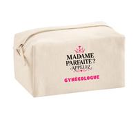 Trousse Multifonction Madame Parfaite Gynecologue - Multi-Purpose Case - Idée Trousse Multifonction Cadeau Anniversaire Fête Original Famille Travail Départ Collègue Retraite Noël.
