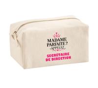 Trousse Multifonction Madame Parfaite Secretaire de Direction - Multi-Purpose Case - Idée Trousse Multifonction Cadeau Anniversaire Fête Original Famille Travail Départ Collègue Retraite Noël.