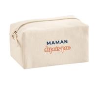 Trousse Multifonction Maman Depuis Peu - Multi-Purpose Case - Idée Trousse Multifonction Cadeau Anniversaire Fête Original Famille Travail Départ Collègue Retraite Noël. - Bleu&Terracotta - 2