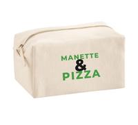 Trousse Multifonction Manette Pizza - Multi-Purpose Case - Idée Trousse Multifonction Cadeau Anniversaire Fête Original Famille Travail Départ Collègue Retraite Noël. - Vert&Noir - 1