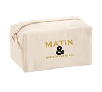 Trousse Multifonction Matin Departementale - Multi-Purpose Case - Idée Trousse Multifonction Cadeau Anniversaire Fête Original Famille Travail Départ Collègue Retraite Noël. - Doré&Noir - 1