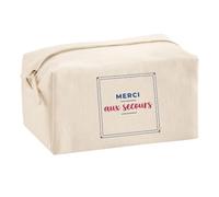 Trousse Multifonction Merci aux Secours - Multi-Purpose Case - Idée Trousse Multifonction Cadeau Anniversaire Fête Original Famille Travail Départ Collègue Retraite Noël. - Bordeaux&Bleu - 3