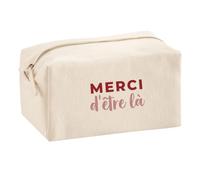 Trousse Multifonction Merci Detre la - Multi-Purpose Case - Idée Trousse Multifonction Cadeau Anniversaire Fête Original Famille Travail Départ Collègue Retraite Noël. - Rose