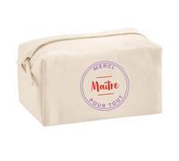 Trousse Multifonction Merci Maitre pour Tout - Multi-Purpose Case - Idée Trousse Multifonction Cadeau Anniversaire Fête Original Famille Travail Départ Collègue Retraite Noël. - Violet&Rouge - 5