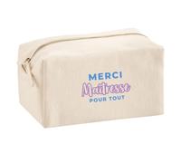 Trousse Multifonction Merci Maitresse pour Tout - Multi-Purpose Case - Idée Trousse Multifonction Cadeau Anniversaire Fête Original Famille Travail Départ Collègue Retraite Noël. - Bleu&Violet - 2