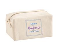 Trousse Multifonction Merci Maitresse pour Tout - Multi-Purpose Case - Idée Trousse Multifonction Cadeau Anniversaire Fête Original Famille Travail Départ Collègue Retraite Noël. - Bleu&Violet - 3