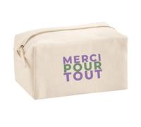 Trousse Multifonction Merci pour Tout - Multi-Purpose Case - Idée Trousse Multifonction Cadeau Anniversaire Fête Original Famille Travail Départ Collègue Retraite Noël. - Violet&Vert - 1