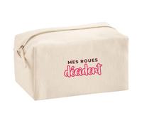 Trousse Multifonction Mes Roues Decident - Multi-Purpose Case - Idée Trousse Multifonction Cadeau Anniversaire Fête Original Famille Travail Départ Collègue Retraite Noël. - Bordeaux&Rose - 2