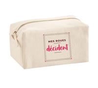 Trousse Multifonction Mes Roues Decident - Multi-Purpose Case - Idée Trousse Multifonction Cadeau Anniversaire Fête Original Famille Travail Départ Collègue Retraite Noël. - Bordeaux&Rose - 3
