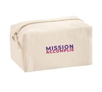 Trousse Multifonction Mission Accomplie - Multi-Purpose Case - Idée Trousse Multifonction Cadeau Anniversaire Fête Original Famille Travail Départ Collègue Retraite Noël. - Violet&Rouge - 1