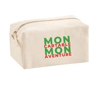 Trousse Multifonction Mon Cartable Mon Aventure - Multi-Purpose Case - Idée Trousse Multifonction Cadeau Anniversaire Fête Original Famille Travail Départ Collègue Retraite Noël. - Vert&Rouge - 1