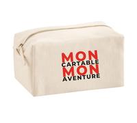 Trousse Multifonction Mon Cartable Mon Aventure - Multi-Purpose Case - Idée Trousse Multifonction Cadeau Anniversaire Fête Original Famille Travail Départ Collègue Retraite Noël. - Rouge&Noir - 1