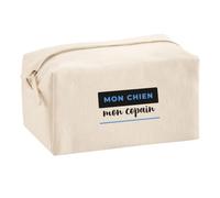 Trousse Multifonction Mon Chien Mon Copain - Multi-Purpose Case - Idée Trousse Multifonction Cadeau Anniversaire Fête Original Famille Travail Départ Collègue Retraite Noël. - Noir&Bleu - 4