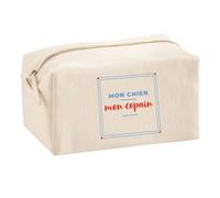 Trousse Multifonction Mon Chien Mon Copain - Multi-Purpose Case - Idée Trousse Multifonction Cadeau Anniversaire Fête Original Famille Travail Départ Collègue Retraite Noël. - Bleu&Rouge - 3