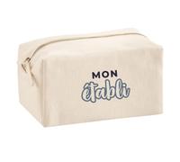 Trousse Multifonction Mon Etabli - Multi-Purpose Case - Idée Trousse Multifonction Cadeau Anniversaire Fête Original Famille Travail Départ Collègue Retraite Noël. - Bleu&Gris - 2